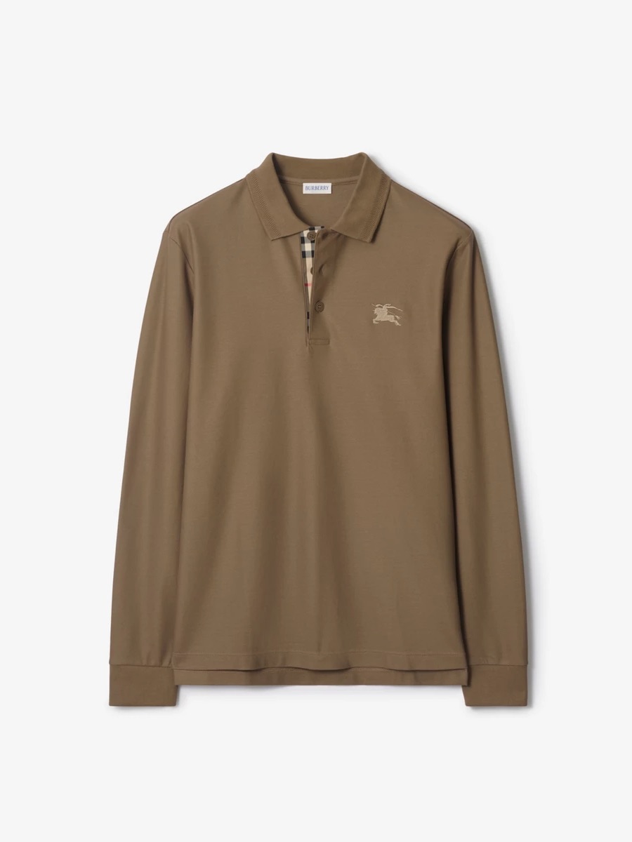 Burberry Men's Long-Sleeve Polo M